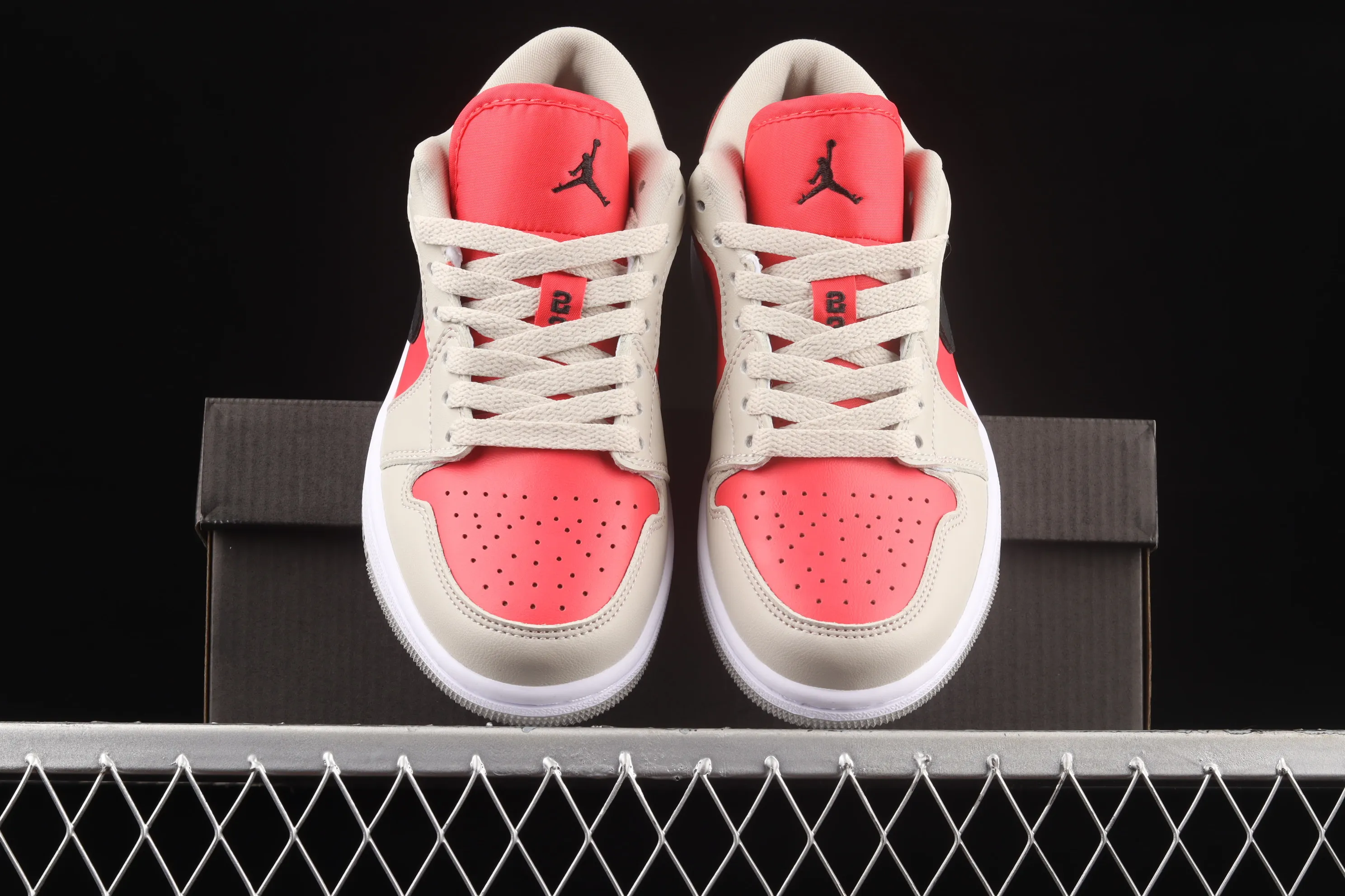 All categories Air Jordan Jordan series basketball shoes Air Jordan 1 Low Air Jordan 1 Low "Light Iron Ore" AJ1 Joe 1 siren red low-top cultural sneakers DC0774-060